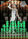 2023-24 Victor Wembanyama Panini Mosaic JAM MASTERS GREEN PRIZM ROOKIE RC #3 San Antonio Spurs