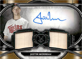 2021 Justin Morneau Topps Museum Collection SIGNATURE SWATCHES DUAL RELIC AUTOGRAPH BAT 202/349 AUTO #SPDRA-JMO Minnesota Twins