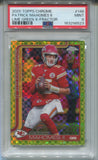 2025 Patrick Mahomes II Topps Chrome LIME GREEN XFRACTOR PSA 9 #148 Kansas City Chiefs 8523