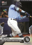 2021 Vidal Brujan Topps Now CALL-UP /2422 #470 Tampa Bay Rays 1