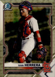 2021 Ivan Herrera Bowman Draft CHROME SUPERFRACTOR ROOKIE 1/1 ONE OF ONE RC #BDC-94 St. Louis Cardinals