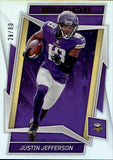 2022 Justin Jefferson Panini Rookies & Stars LONGEVITY 28/80 #66 Minnesota Vikings