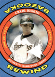 2006 Craig Biggio Topps BAZOOKA REWIND GAME-WORN JERSEY #BR-CB1 Houston Astros