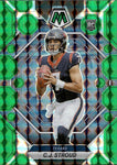 2023 C.J. Stroud Panini Mosaic GREEN PRIZM ROOKIE RC #292 Houston Texans