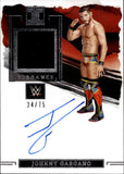 2023 Johnny Gargano Relic Auto Autograph Panini Impeccable WWE Elegance Memorabilia Auto 24/75 #EM-JGN Monday Night Raw