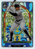 2026 Alex Rodriguez Panini Donruss Optic STAINED GLASS SSP #19 New York Yankees