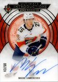 2023-24 Mackie Samoskevich Upper Deck Ultimate Collection ULTIMATE INTRODUCTIONS ROOKIE AUTOGRAPH 43/50 RC AUTO #UI-48 Florida Panthers