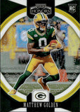 2025 Matthew Golden Panini Honors ROOKIE GOLD PRIZM 3/10 RC #41 Green Bay Packers