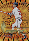 2000 Chipper Jones Fleer Mystique SEISMIC ACTIVITY #8 Atlanta Braves