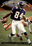 2000 Randy Moss Fleer Ultra GOLD MEDALLION #80G Minnesota Vikings