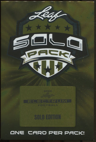 2024 Leaf Electrum Football Solo, Pack