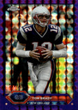 2023 Tom Brady Topps Composite TOPPS CHROME PURPLE GEOMETRIC REFRACTOR 144/199 #14 New England Patriots