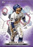 2022 Mookie Betts Topps Inception PURPLE 99/150 #77 Los Angeles Dodgers