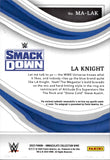 2023 LA Knight Panini Immaculate SHIRT AUTO 38/99 AUTOGRAPH RELIC #MA-LAK Friday Night Smackdown