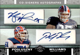 2007 Paul Posluszny Kyle Williams Topps Co-Signers DUAL AUTOGRAPH AUTO #CSA-WP Buffalo Bills
