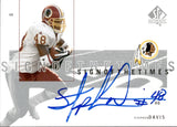 2001 Stephen Davis Upper Deck SP Authentic SIGN OF THE TIMES AUTOGRAPH AUTO #SD Washington Redskins