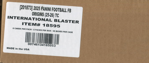 2025 Panini Origins Football International Blaster, 20 Box Case *RELEASES 9/5*