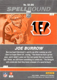 2022 Joe Burrow Donruss Elite GREEN SPELLBOUND LETTER W #SB-JB6 Cincinnati Bengals