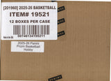 2025-26 Panini Prizm Basketball Hobby, 12 Box Case