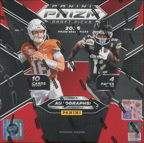 2025 Panini Prizm Collegiate Draft Football Hobby, Box