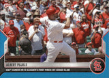 2022 Albert Pujols Topps NOW BLUE 45/49 690TH CAREER HR #730 St. Louis Cardinals