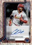 2025 Chase Davis Topps Pro Debut SPARKLE FOIL AUTOGRAPH 173/175 AUTO #PD-154 St. Louis Cardinals