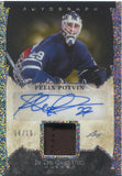 2023 Felix Potvin Leaf In the Game Used SILVER SPECKLE JERSEY AUTO 06/15 AUTOGRAPH RELIC #GUA-FP1 Toronto Maple Leafs
