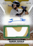2025 Samuel Zavala Topps Pro Debut CHROME JUMBO AUTOGRAPH RELIC 14/50 AUTO #PDJAR-SZ Chicago White Sox Winston-Salem Dash