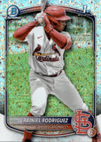 2025 Rainiel Rodriguez Bowman Chrome Prospects 1ST BOWMAN MINI DIAMOND REFRACTOR #BCP-200 St. Louis Cardinals 2
