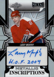 2025 Larry Murphy Leaf Metal Legends METALLIC INSCRIPTIONS AUTOGRAPH 5/10 AUTO #MI-LM1 Washington Capitals