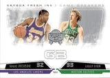 2004-05 Magic Johnson Larry Bird Fleer Skybox Fresh Ink GAME BRKERS #4 Los Angeles Lakers Boston Celtics