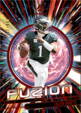 2025 Jalen Hurts Panini Luminance FUZION ORANGE 96/100 #1 Philadelphia Eagles