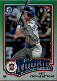 2024 Pete Crow-Armstrong Bowman Chrome ROOKIE OF THE YEAR FAVORITES RC #ROY-13 Chicago Cubs