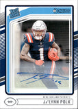 2024 Ja'Lynn Polk Panini Donruss RATED ROOKIE AUTOGRAPH 154/199 RC AUTO #373 New England Patriots