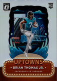 2024 Brian Thomas Jr. Panini Donruss Optic UPTOWNS ROOKIE RC #12 Jacksonville Jaguars