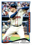 2014 Freddie Freeman Topps SABERMETRIC STATS SP SHORT PRINT #579 Atlanta Braves
