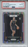 2023-24 Victor Wembanyama Panini Prizm HOLO SILVER PRIZM ROOKIE RC PSA 10 #136 San Antonio Spurs 8939