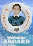 2024-25 Macklin Celebrini Upper Deck SERIES TWO WELCOME ABOARD ROOKIE RC #WA-8 San Jose Sharks 1