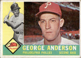 1960 George "Sparky" Anderson Topps #34 Philadelphia Phillies BV$60