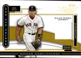 2003 Nomar Garciaparra Playoff PIECE OF THE GAME GAME-WORN JERSEY 17/50 #POG-72 Boston Red Sox