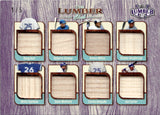 2025 Doug Ault Roberto Alomar Devon White Rickey Henderson Willie Upshaw Dave Winfield Carlos Delgado Joe Carter Leaf Lumber THE LUMBER CLUB GAME-USED BATS 1/5 #LC-1 Toronto Blue Jays