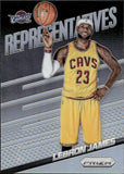 2014-15 Lebron James Panini Prizm REPRESENTATIVES PRIZM #9 Cleveland Cavaliers