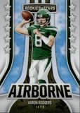 2023 Aaron Rodgers Panini Rookies & Stars AIRBORNE WHITE 34/149 #AI-25 New York Jets
