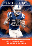 2024 Jonathan Taylor Panini Origins ORANGE 93/125 #42 Indianapolis Colts