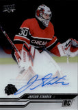2023-24 Jaxson Stauber Upper Deck Clear Cut ROOKIE AUTOGRAPH AUTO #CC-ST Chicago Blackhawks