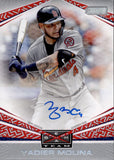 2019 Yadier Molina Topps Stadium Club RED BEAM TEAM AUTO 08/15 AUTOGRAPH #STA-YM St. Louis Cardinals