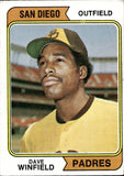 1974 Dave Winfield ROOKIE RC Topps #456 San Diego Padres BV$100