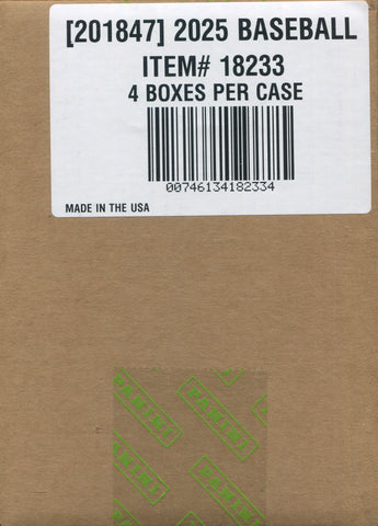 2025 Panini National Treasures Baseball Hobby, 4 Box Case *RELEASES 11/19*