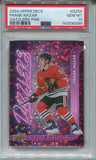 2024-25 Frank Nazar Upper Deck Series 2 PINK DAZZLERS PSA 10 #DZ55 Chicago Blackhawks 0399
