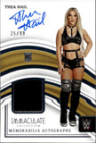 2024 Thea Hail Panini Immaculate WWE SHIRT AUTO 25/99 AUTOGRAPH RELIC #MA-THL NXT